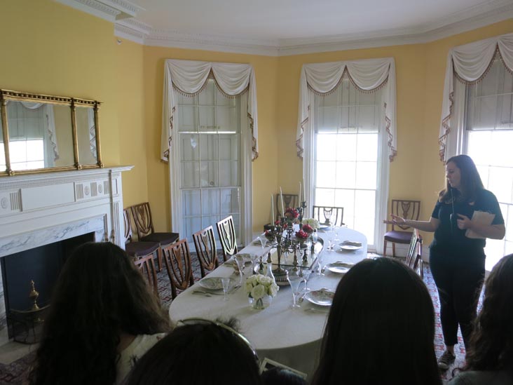 Dining Room, Hamilton Grange, St. Nicholas Park, Hamilton Heights, Upper Manhattan, April 24, 2016