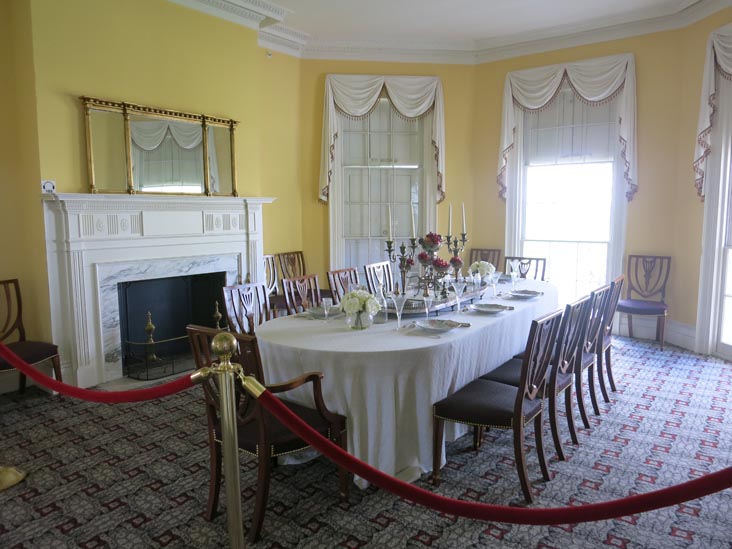 Dining Room, Hamilton Grange, St. Nicholas Park, Hamilton Heights, Upper Manhattan, April 24, 2016