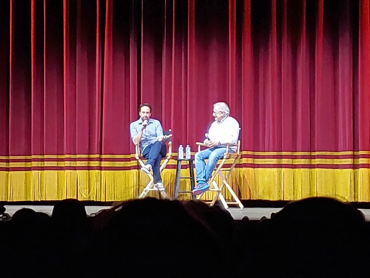 Lin-Manuel Miranda and Steven Spielberg, United Palace, 4140 Broadway, Washington Heights, Upper Manhattan, June 26, 2022