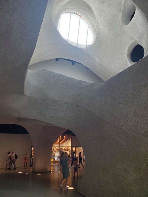 Griffin Exploration Atrium, Richard Gilder Center for Science, Education, and Innovation, American Museum of Natural History, Upper West Side, Manhattan, July 26, 2023