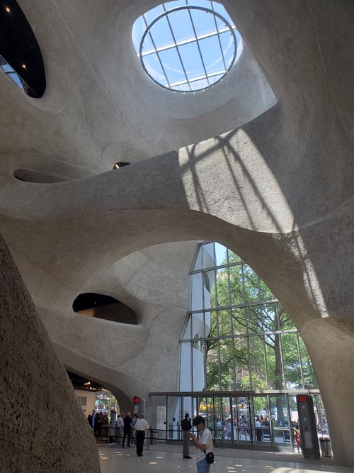 Griffin Exploration Atrium, Richard Gilder Center for Science, Education, and Innovation, American Museum of Natural History, Upper West Side, Manhattan, July 26, 2023