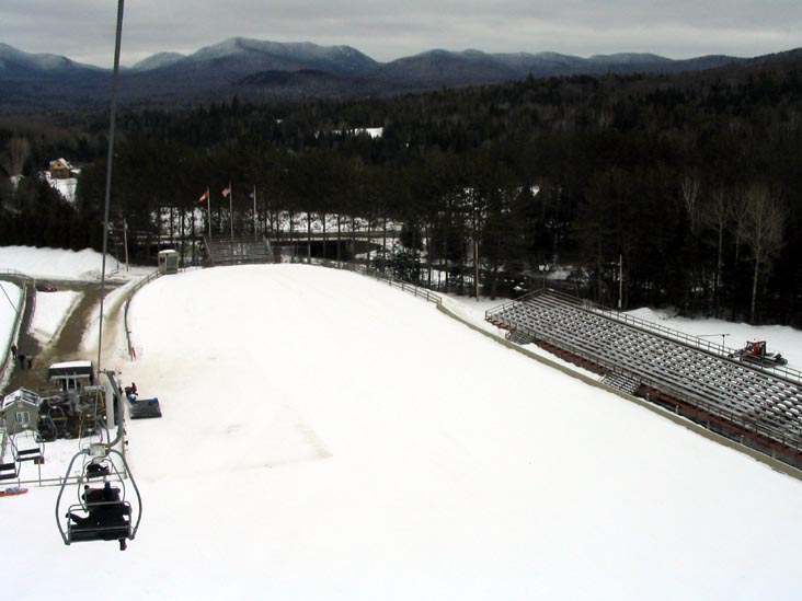 View From Ski Lift, Olympic Jumping Complex, Lake Placid, New York