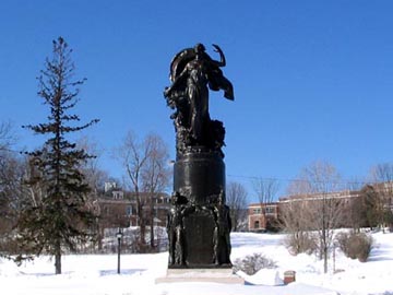 Liberty Monument, Intersection of Route 9N, Montcalm Street and Lord Howe Street, Ticonderoga, New York