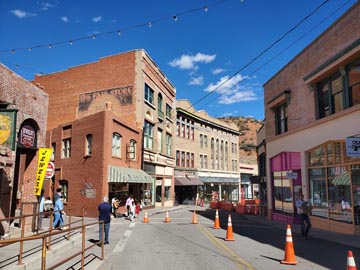 Main Street at Subway Street, Bisbee, Arizona, February 22, 2024