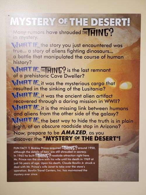 The Thing?, Cochise County, Arizona, February 21, 2024