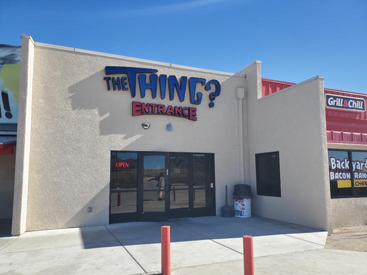 Bowlin's The Thing?, Exit 322, Interstate 10, Cochise County, Arizona, February 21, 2024