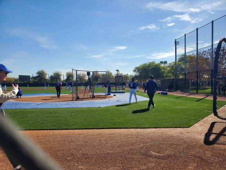 Yoshinobu Yamamoto, Dodgers Training, Camelback Ranch, Glendale, Arizona, February 19, 2025