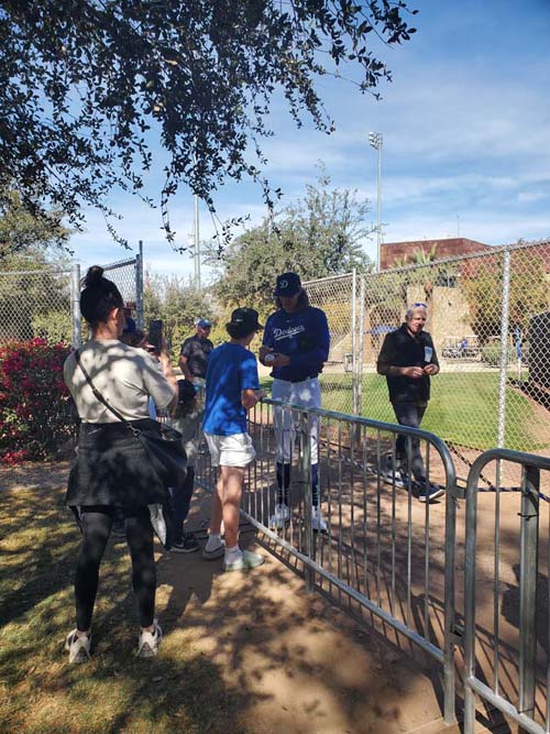 Dodgers Training, Camelback Ranch, Glendale, Arizona, February 19, 2025