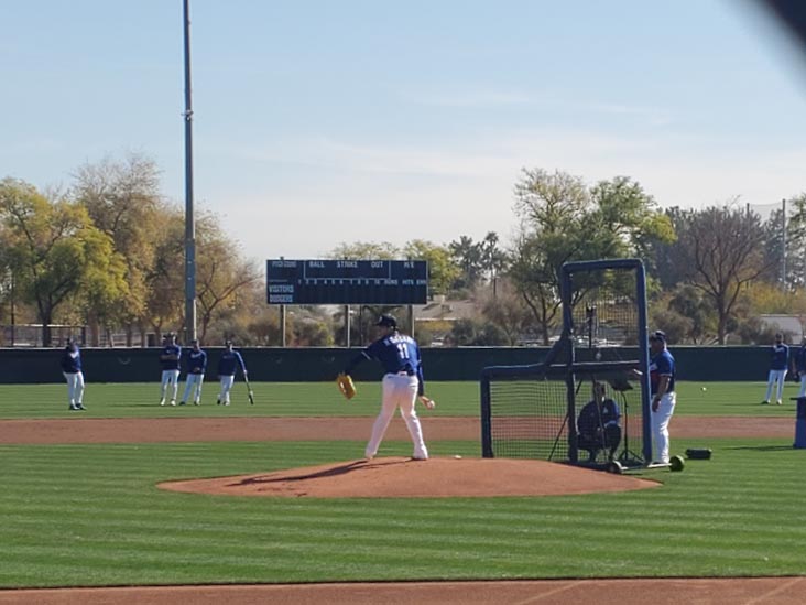 Roki Sasaki, Dodgers Training, Camelback Ranch, Glendale, Arizona, February 19, 2025