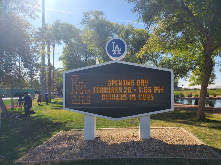 Dodgers Fields, Camelback Ranch, Glendale, Arizona, February 19, 2025