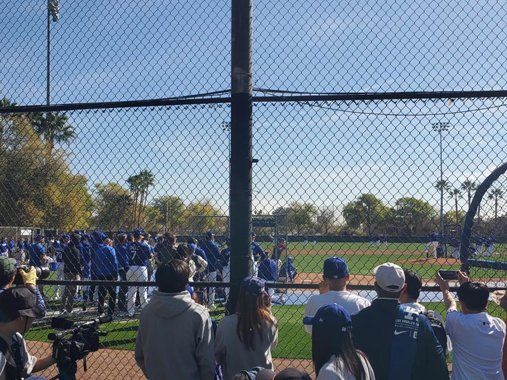 Roki Sasaki, Dodgers Training, Camelback Ranch, Glendale, Arizona, February 19, 2025