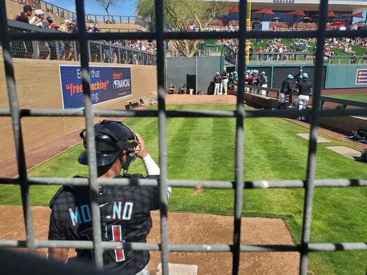 Corbin Burnes Warmup, Salt River Fields at Talking Stick, Scottsdale, Arizona, February 21, 2025