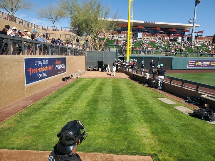 Corbin Burnes Warmup, Salt River Fields at Talking Stick, Scottsdale, Arizona, February 21, 2025