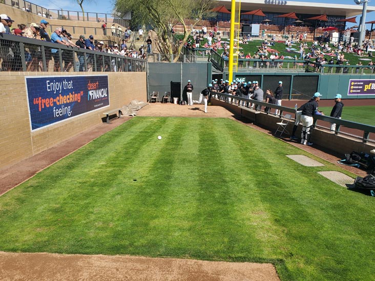 Corbin Burnes Warmup, Salt River Fields at Talking Stick, Scottsdale, Arizona, February 21, 2025