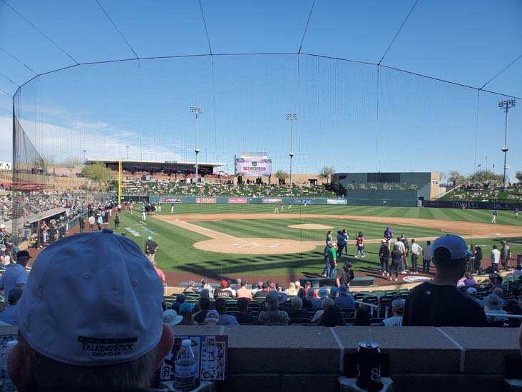 Pregame, Arizona Diamondbacks vs. Colorado Rockies, Salt River Fields at Talking Stick, Scottsdale, Arizona, February 21, 2025