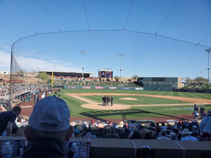 Pregame, Arizona Diamondbacks vs. Colorado Rockies, Salt River Fields at Talking Stick, Scottsdale, Arizona, February 21, 2025