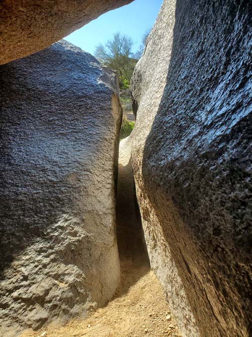 Fat Man's Pass, Hidden Valley Trail, South Mountain Park & Preserve, Phoenix, Arizona, February 17, 2024