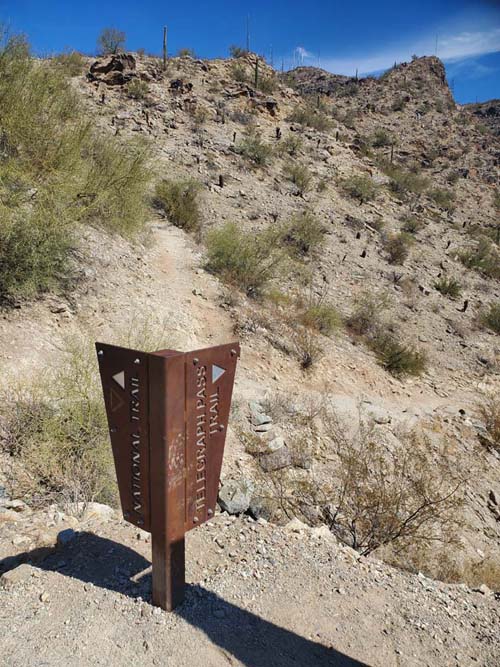 Telegraph Pass Trail, South Mountain Park & Preserve, Phoenix, Arizona, February 20, 2025