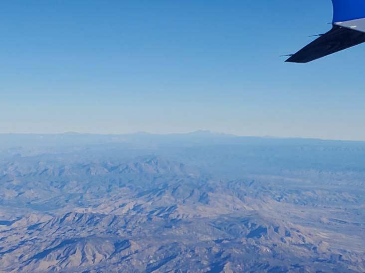 San Francisco Peaks From United Airlines Flight 716, Arizona, February 22, 2025