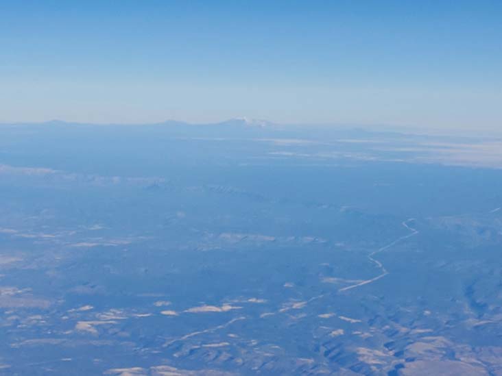 San Francisco Peaks From United Airlines Flight 716, Arizona, February 22, 2025