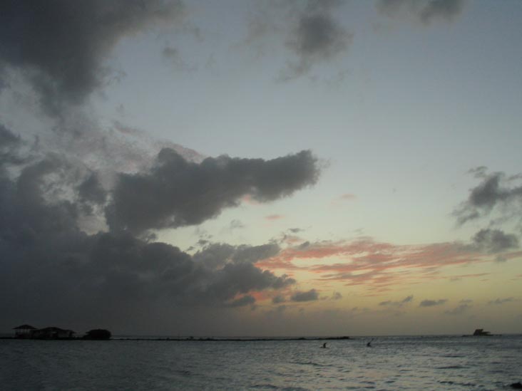 Sunset From Coral Reef Beach, Savaneta, Aruba, February 8, 2008, 6:52 p.m.