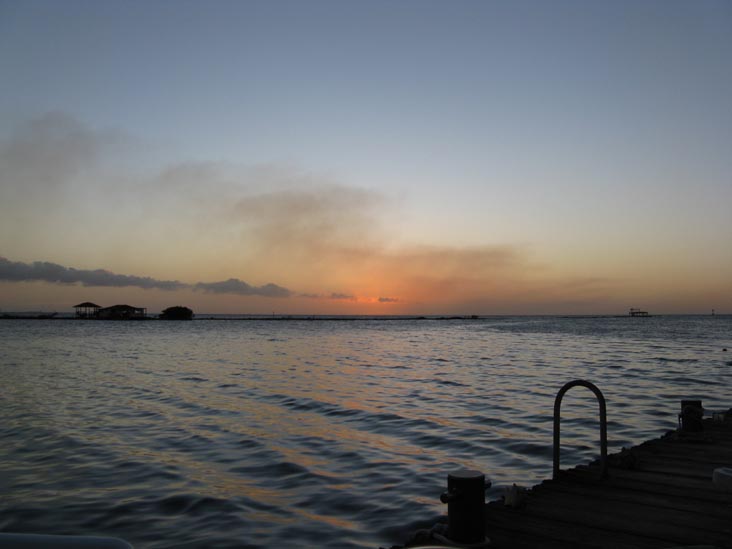 Sunset From Coral Reef Beach, Savaneta, Aruba, February 14, 2009, 6:46 p.m.