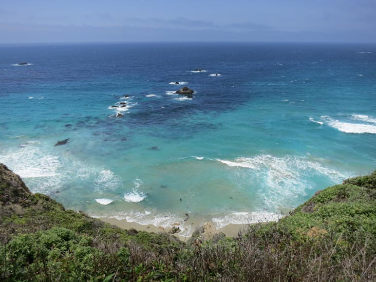 Overlook North of Bixby Creek Bridge, Highway 1 Between Carmel and Big Sur, California, May 15, 2012