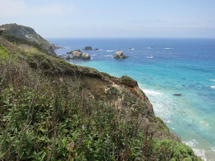 Overlook North of Bixby Creek Bridge, Highway 1 Between Carmel and Big Sur, California, May 15, 2012