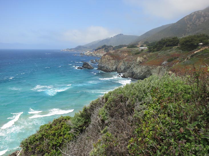 Overlook North of Bixby Creek Bridge, Highway 1 Between Carmel and Big Sur, California, May 15, 2012