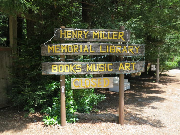 Henry Miller Memorial Library, 48603 Highway 1, Big Sur, California, May 15, 2012