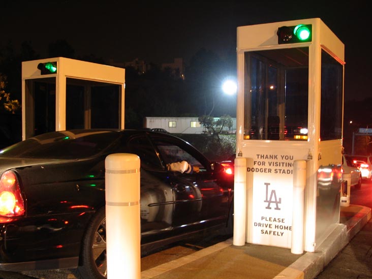 Parking Lot Gate, Dodger Stadium, Los Angeles, California