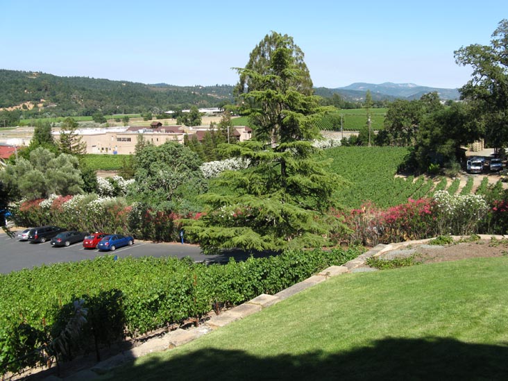 View From St. Clement Vineyards, 2867 St. Helena Highway North, St. Helena, California