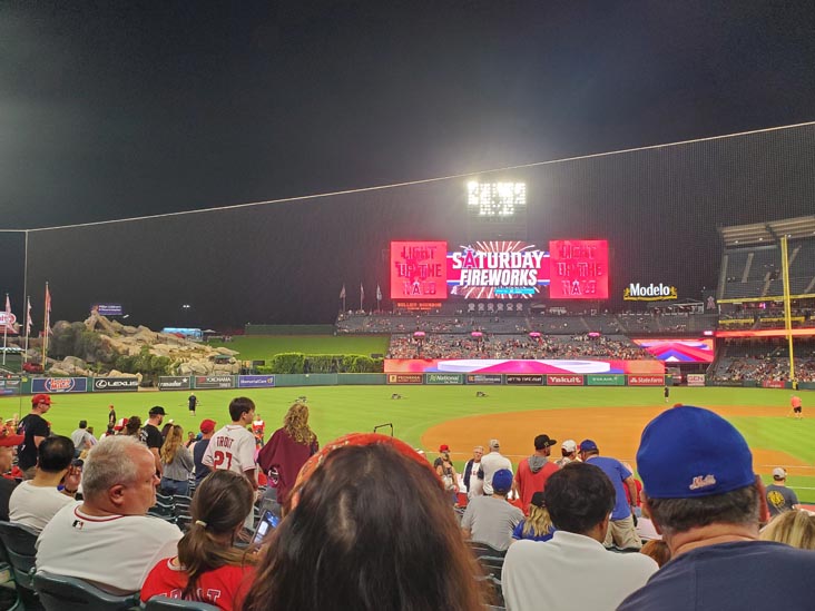 Saturday Fireworks, Angel Stadium, Anaheim, California, August 3, 2024