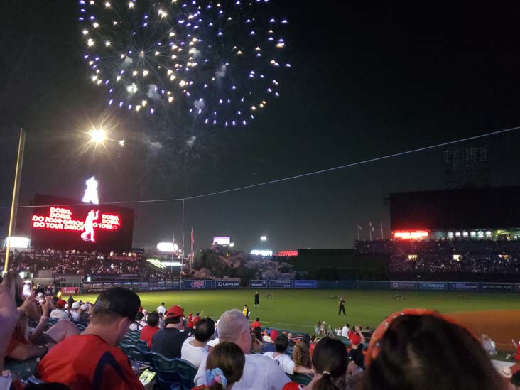 Saturday Fireworks, Angel Stadium, Anaheim, California, August 3, 2024