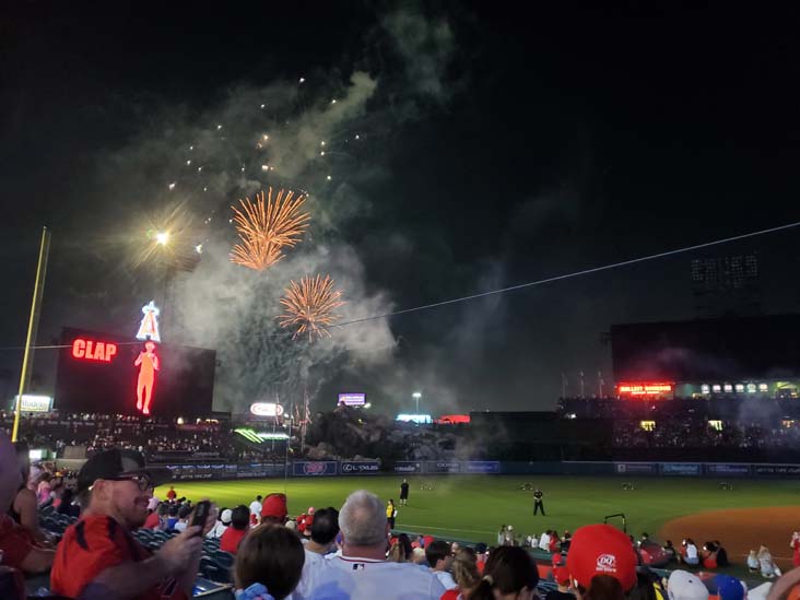 Saturday Fireworks, Angel Stadium, Anaheim, California, August 3, 2024