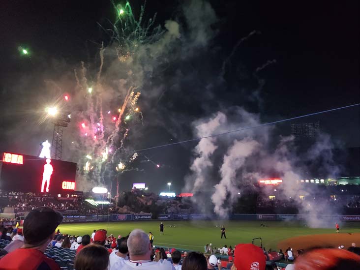 Saturday Fireworks, Angel Stadium, Anaheim, California, August 3, 2024