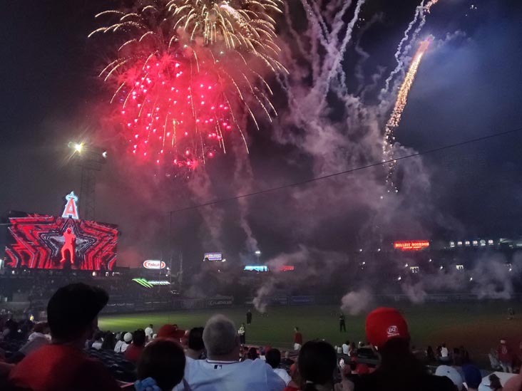 Saturday Fireworks, Angel Stadium, Anaheim, California, August 3, 2024