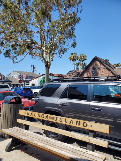 Marine Avenue Between Park Avenue and Balboa Avenue, Balboa Island, Newport Beach, California, July 31, 2024