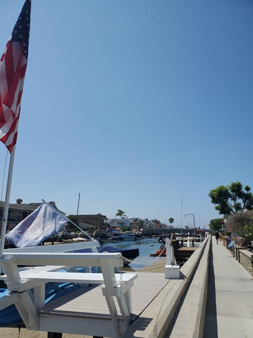 Grand Canal at Balboa Avenue, Balboa Island, Newport Beach, California, July 31, 2024