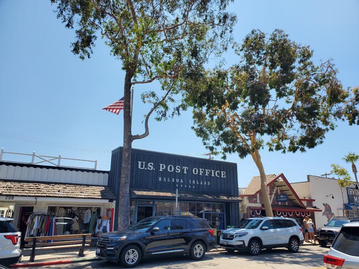 US Post Office, 206 Marine Avenue, Balboa Island, Newport Beach, California, July 31, 2024