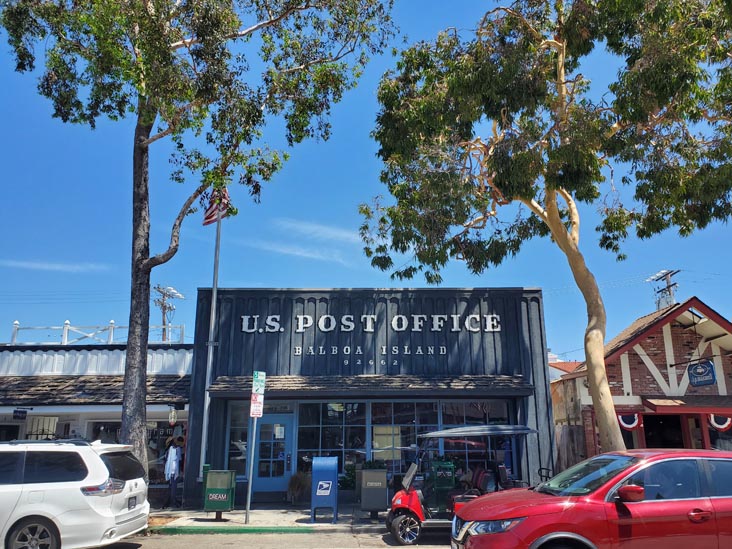 US Post Office, 206 Marine Avenue, Balboa Island, Newport Beach, California, August 3, 2024