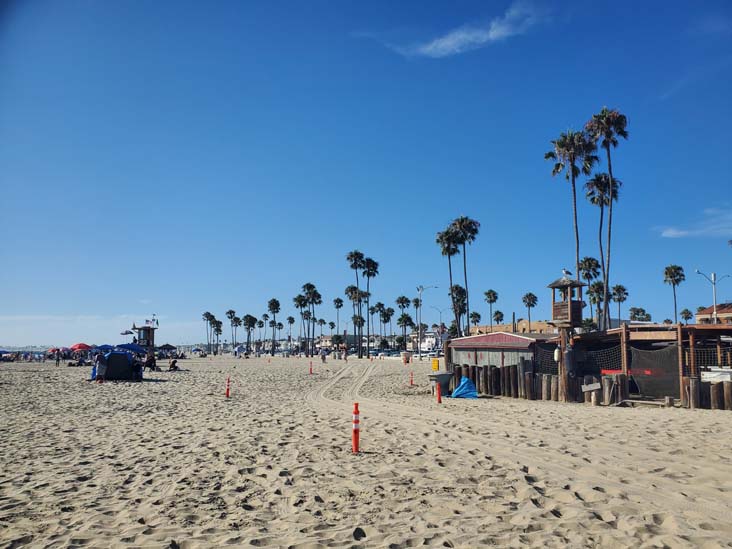 Beach Near Newport Pier, Balboa Peninsula, Newport Beach, California, August 5, 2024