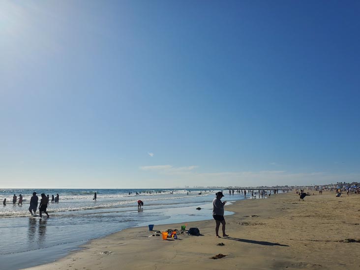 Beach Near Newport Pier, Balboa Peninsula, Newport Beach, California, August 5, 2024