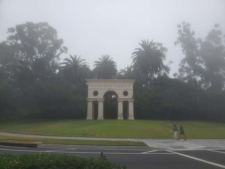 Newport Coast Drive at Pacific Coast Highway, Newport Beach, California, August 4, 2024