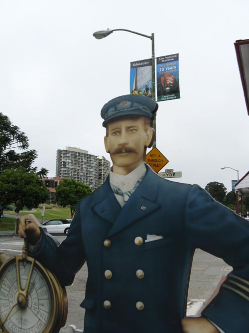 Hyde Street and Jefferson Street, San Francisco Maritime National Historical Park, Fisherman's Wharf, San Francisco, California