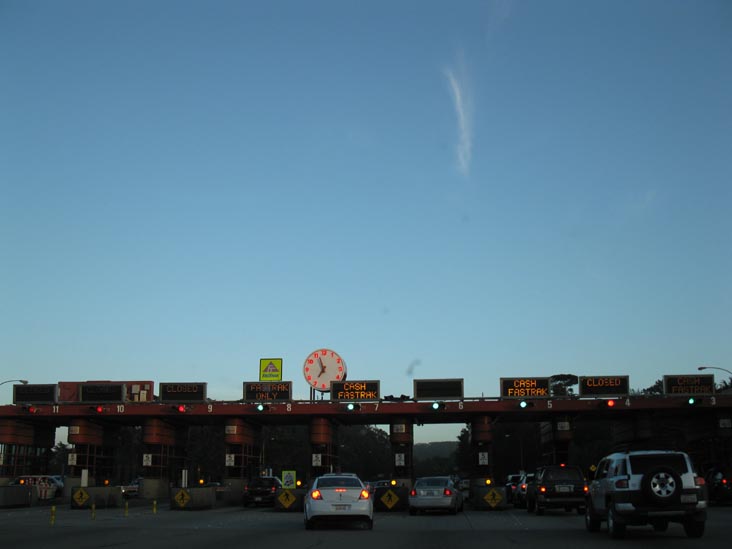 Driving Southbound Across The Golden Gate Bridge, San Francisco, California, March 17, 2010