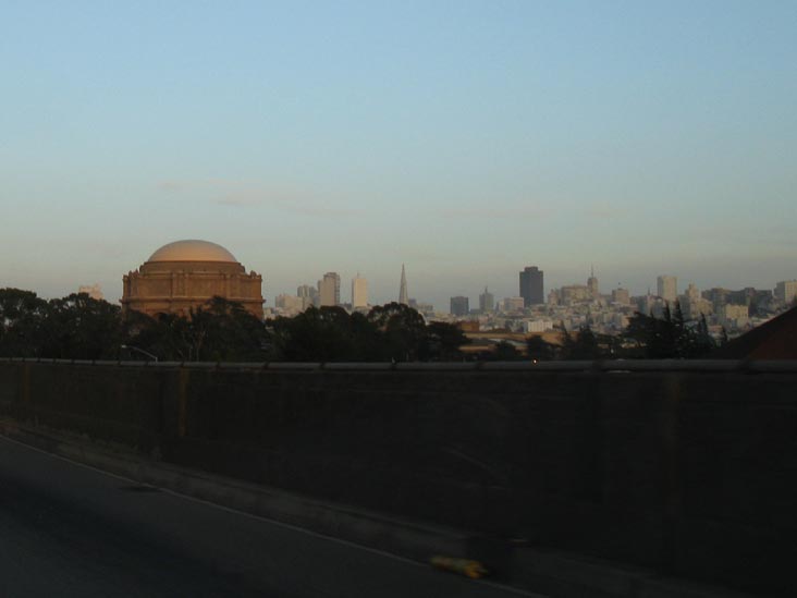 Driving Southbound Across The Golden Gate Bridge, San Francisco, California, March 17, 2010