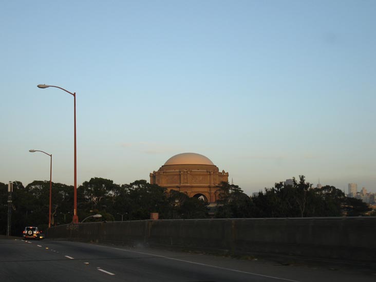 Driving Southbound Across The Golden Gate Bridge, San Francisco, California, March 17, 2010