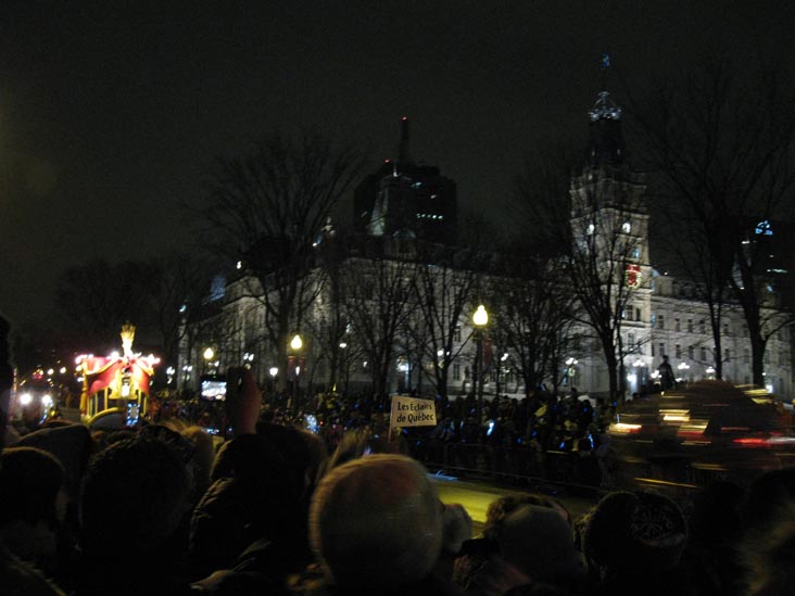 Night Parade, Grande Allée, 2010 Carnaval de Québec (Quebec Winter Carnival), Québec City, Canada, February 13, 2010