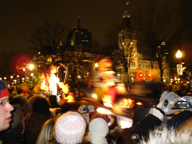 Night Parade, Grande Allée, 2010 Carnaval de Québec (Quebec Winter Carnival), Québec City, Canada, February 13, 2010